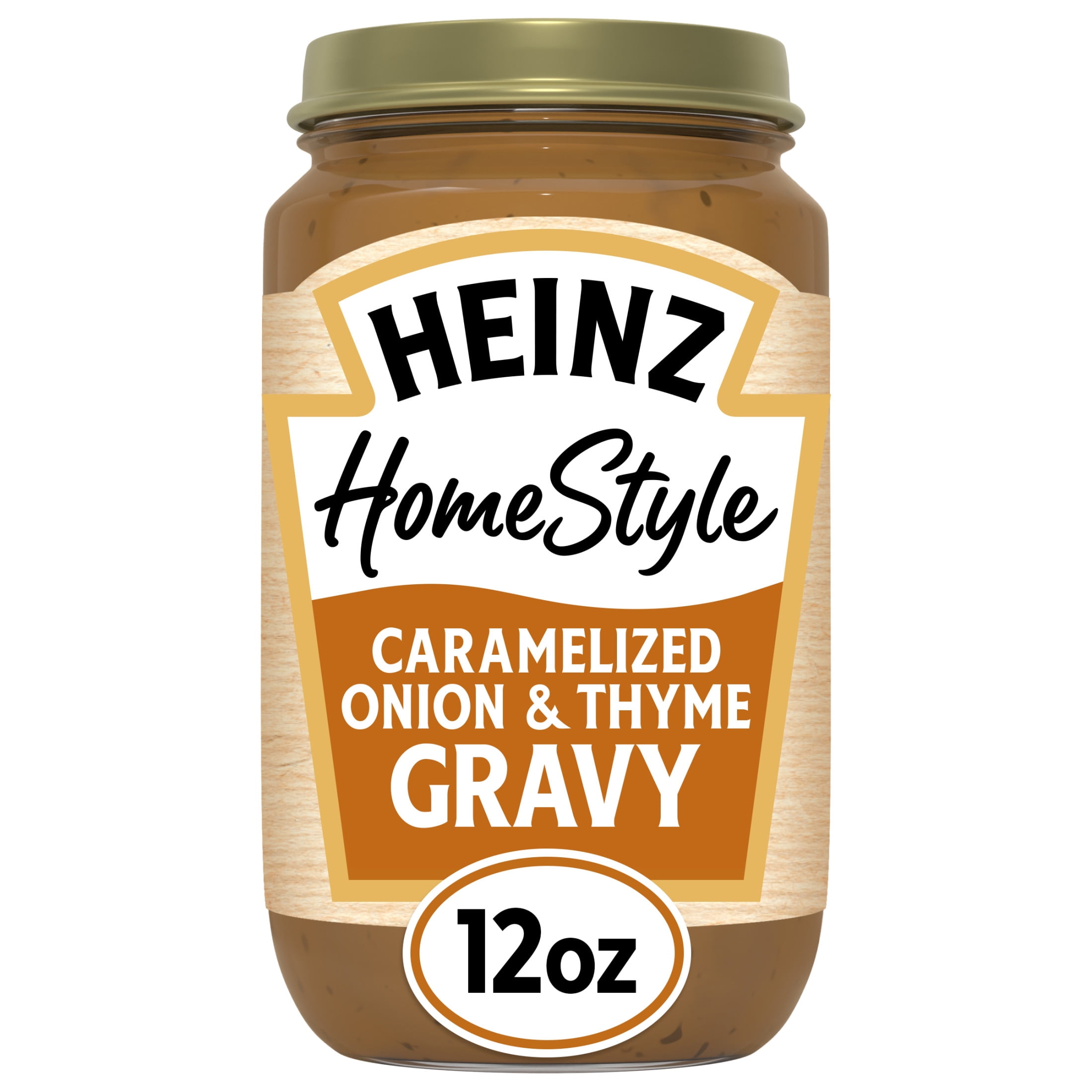 Heinz HomeStyle Caramelized Onion and Thyme Gravy, 12 oz Jar