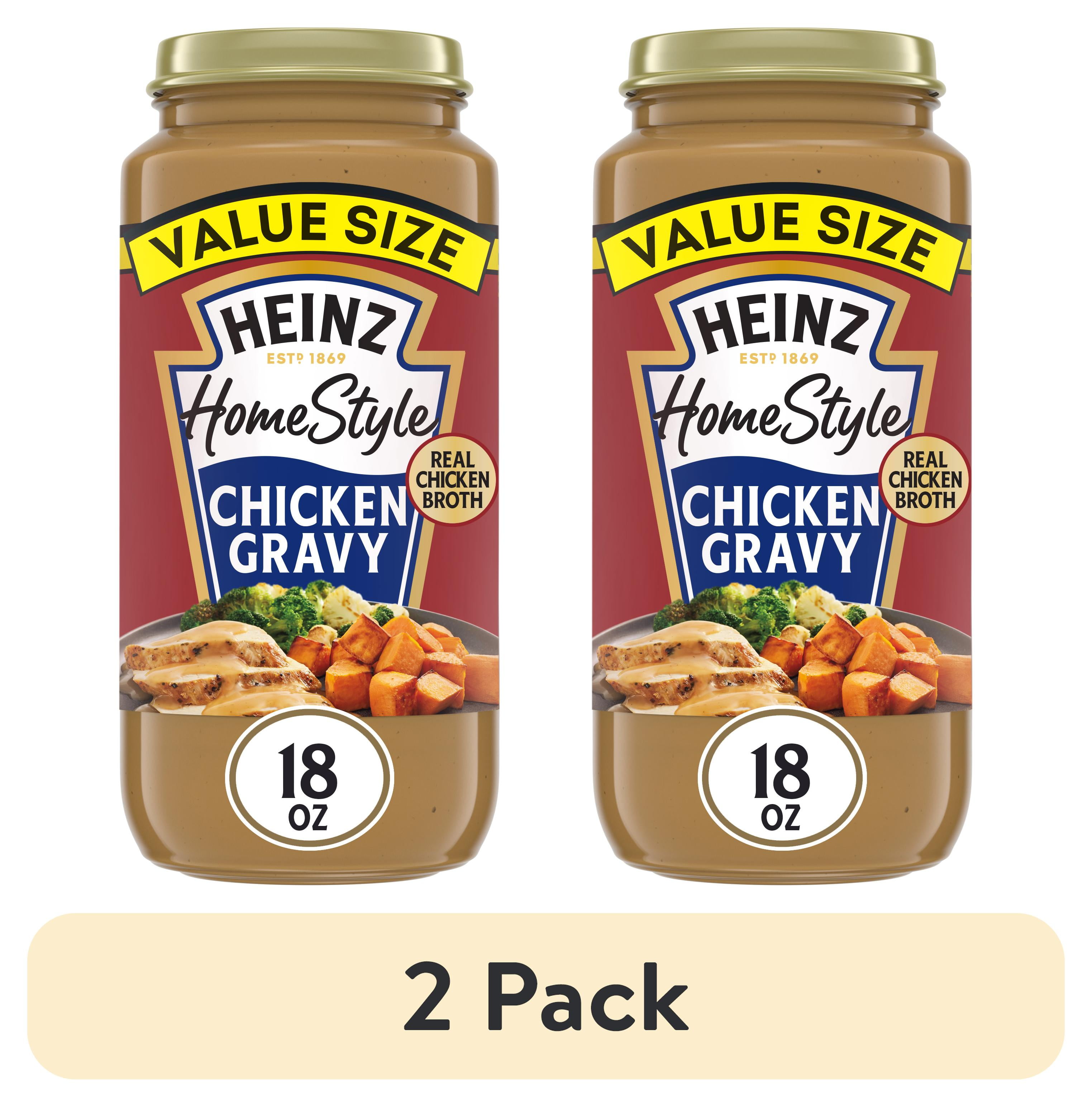 2 Pack Heinz HomeStyle Chicken Gravy Value Size 18 Oz Jar Walmart 2-pack-heinz-homestyle-chicken-gravy-value-size-18-oz-jar-walmart