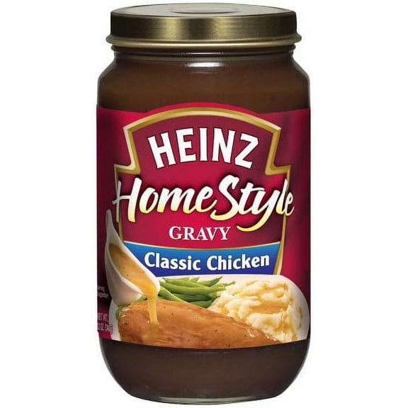 Heinz HomeStyle Classic Chicken Gravy, 12 Oz Jar (Pack of 14)