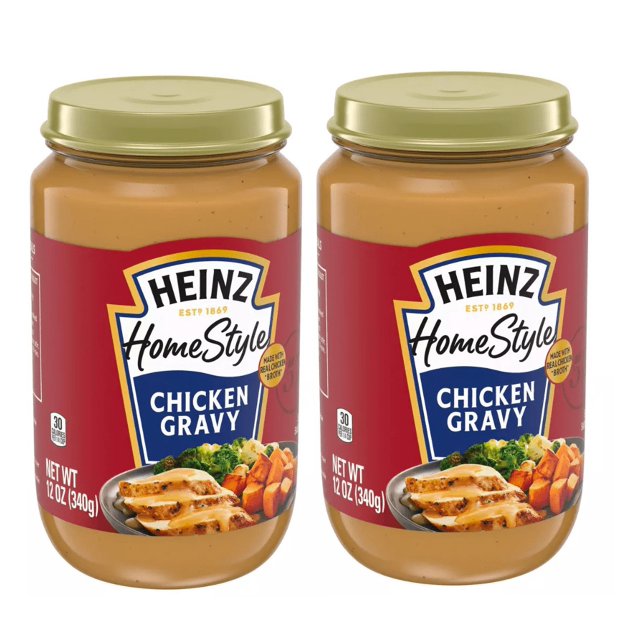 Heinz HomeStyle Classic Chicken Gravy, 12 oz Jar pack of 2