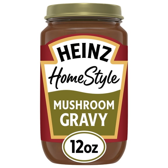 Heinz HomeStyle Mushroom Gravy, 12 oz Jar