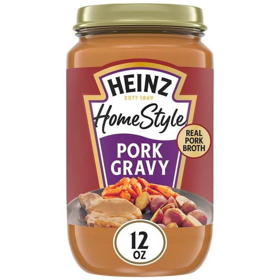 Heinz HomeStyle Pork Gravy, 12 oz Jar