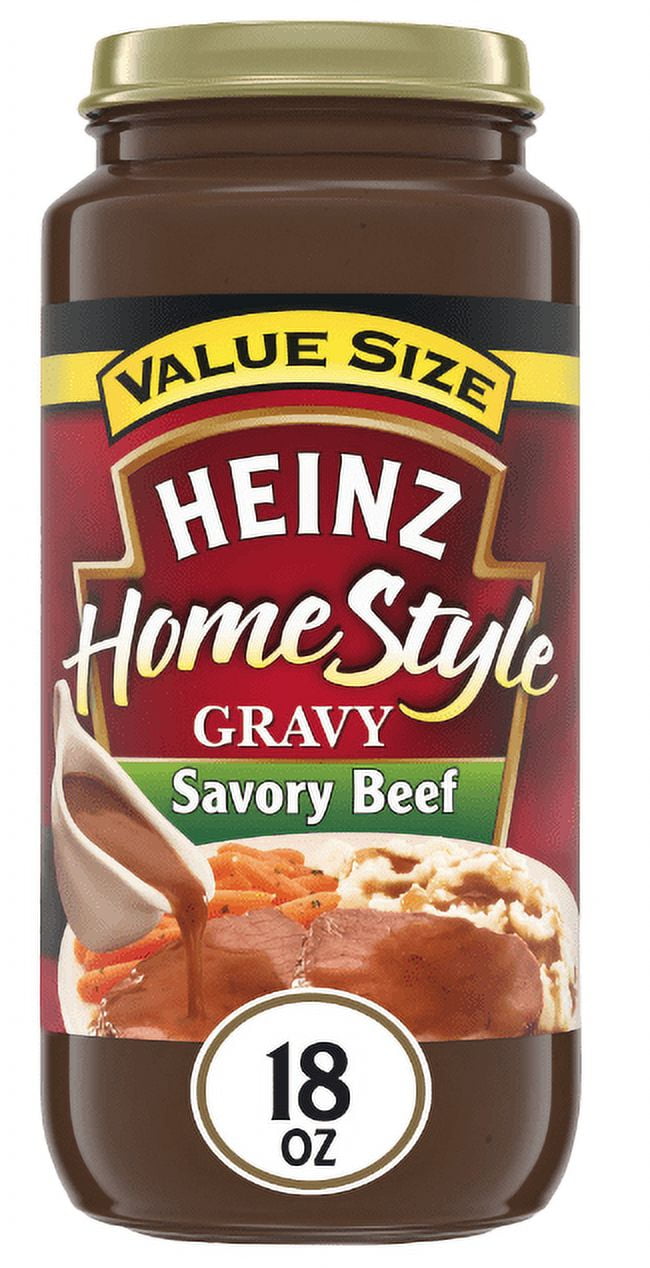 Heinz HomeStyle Savory Beef Gravy Value Size, 18 oz Jar