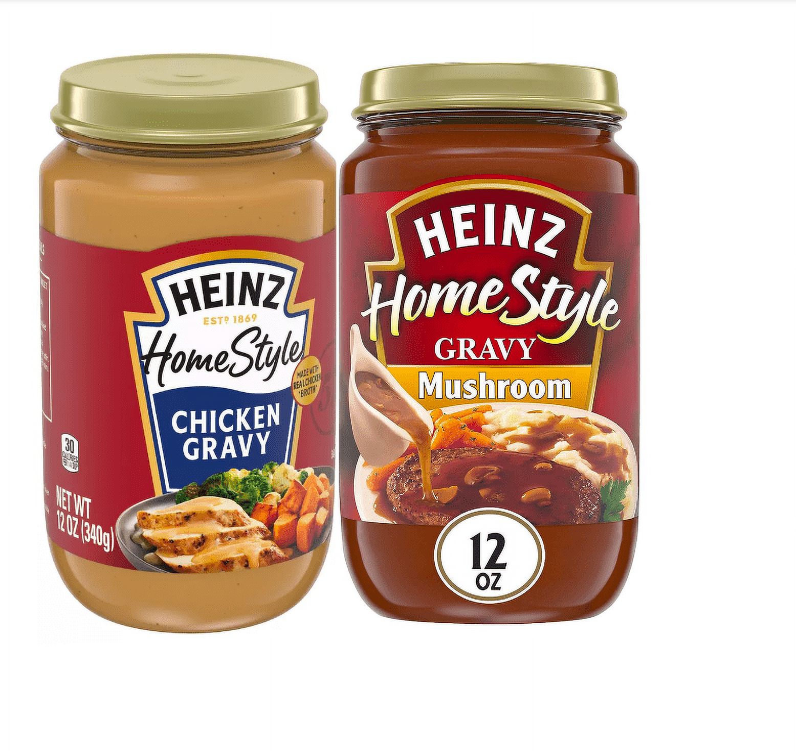 Heinz Homestyle Gravy Variety Pack Enjoy Mushroom and Chicken Gravy