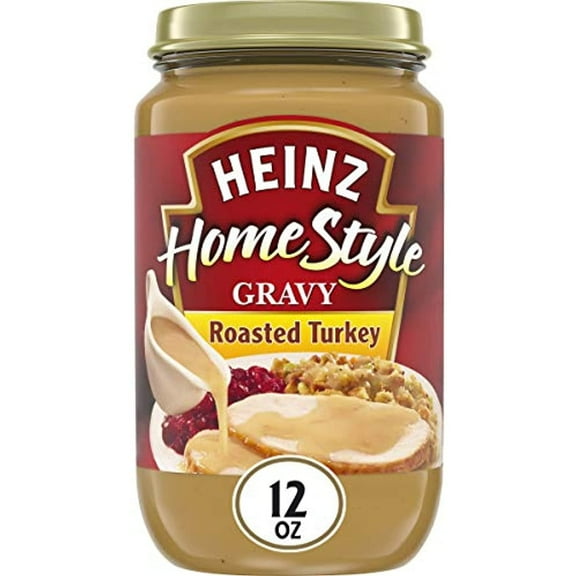 Heinz Homestyle Roasted Turkey Gravy (12 Oz Jars, Pack Of 12)