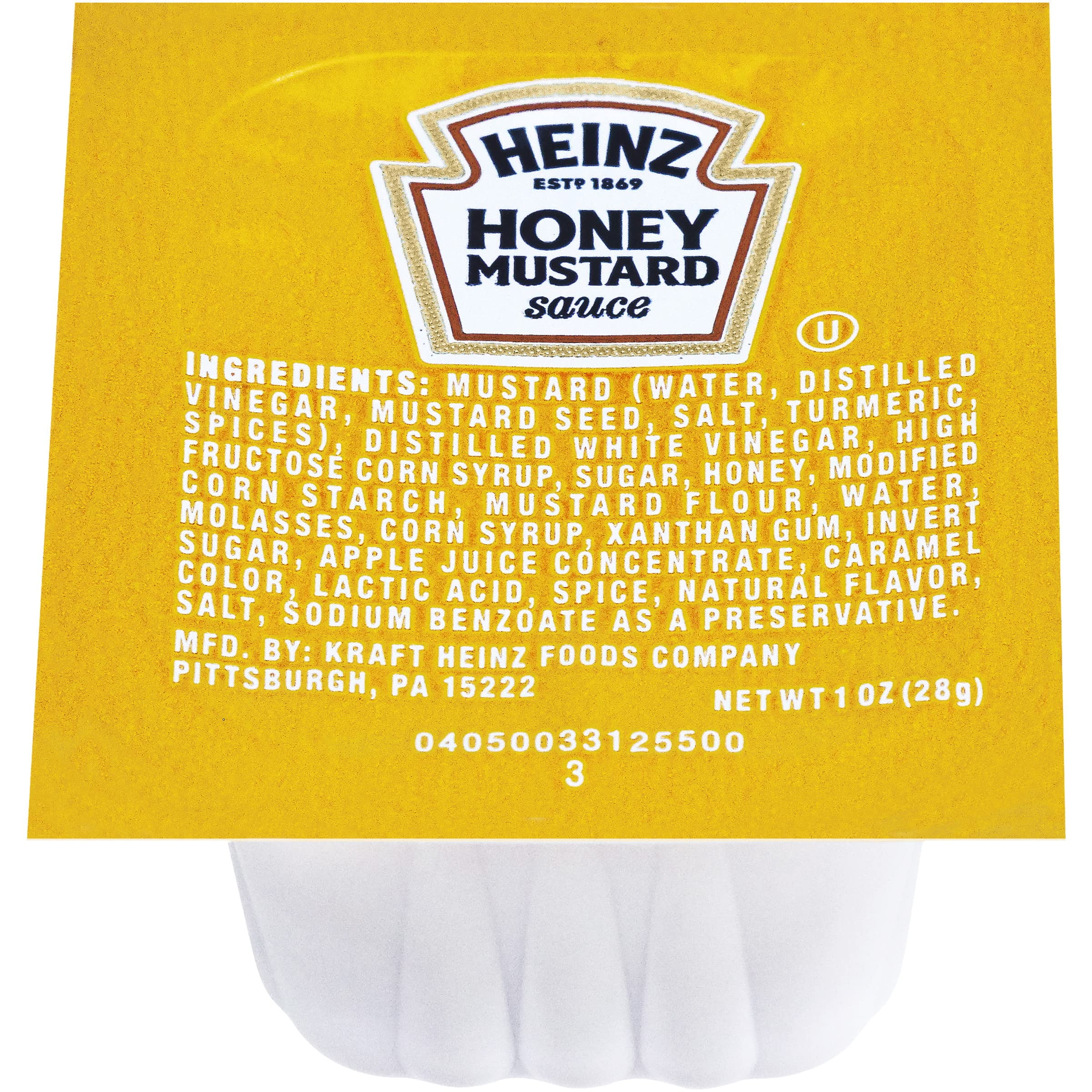 Heinz Honey Mustard Sauce (1 Oz Packets, Pack Of 100)