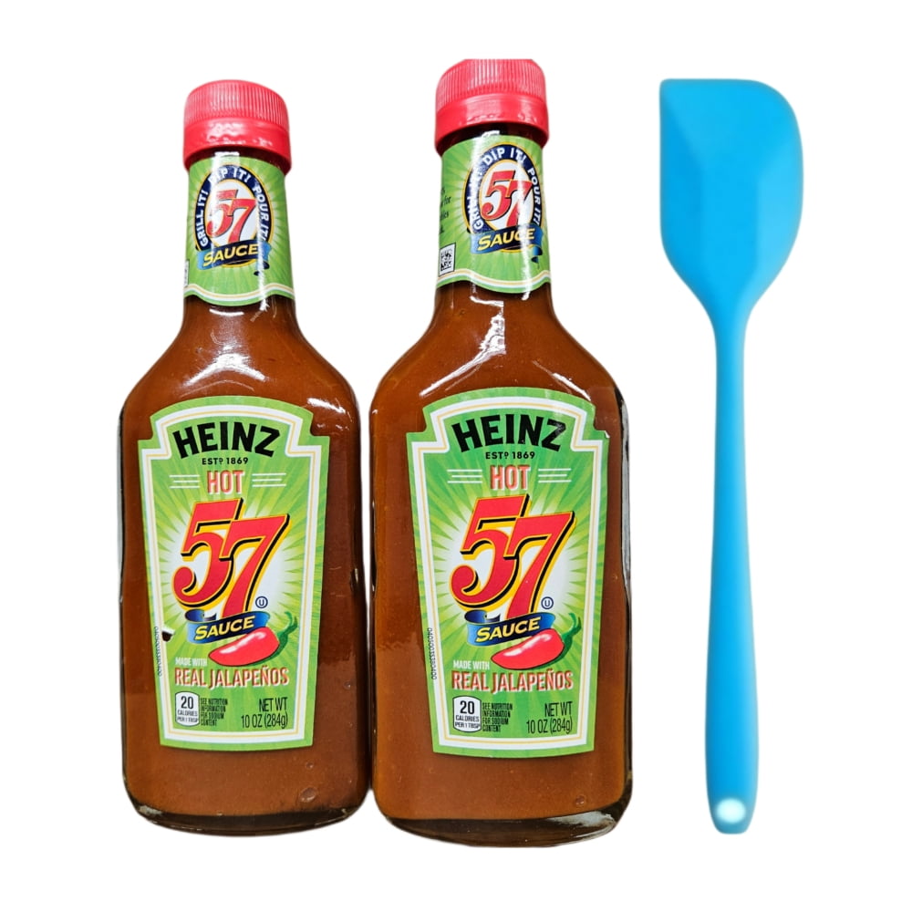Heinz Hot 57 Sauce, 10 Oz Bottle (2 pack) With Spatula