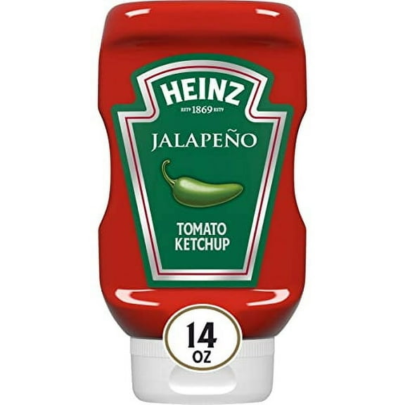 Heinz Jalapeno Tomato Ketchup Blended with Jalapeno (14 oz Bottle)