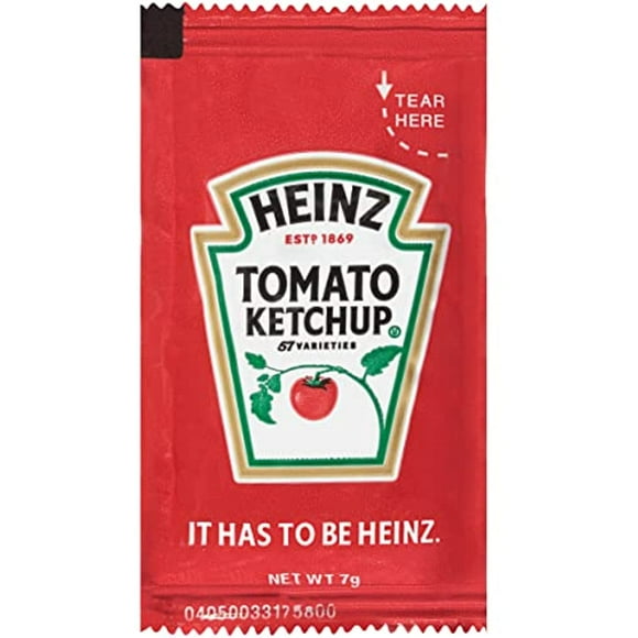 Heinz Ketchup Single Serve Packet (0.25 Oz Packets, Pack Of 1000)