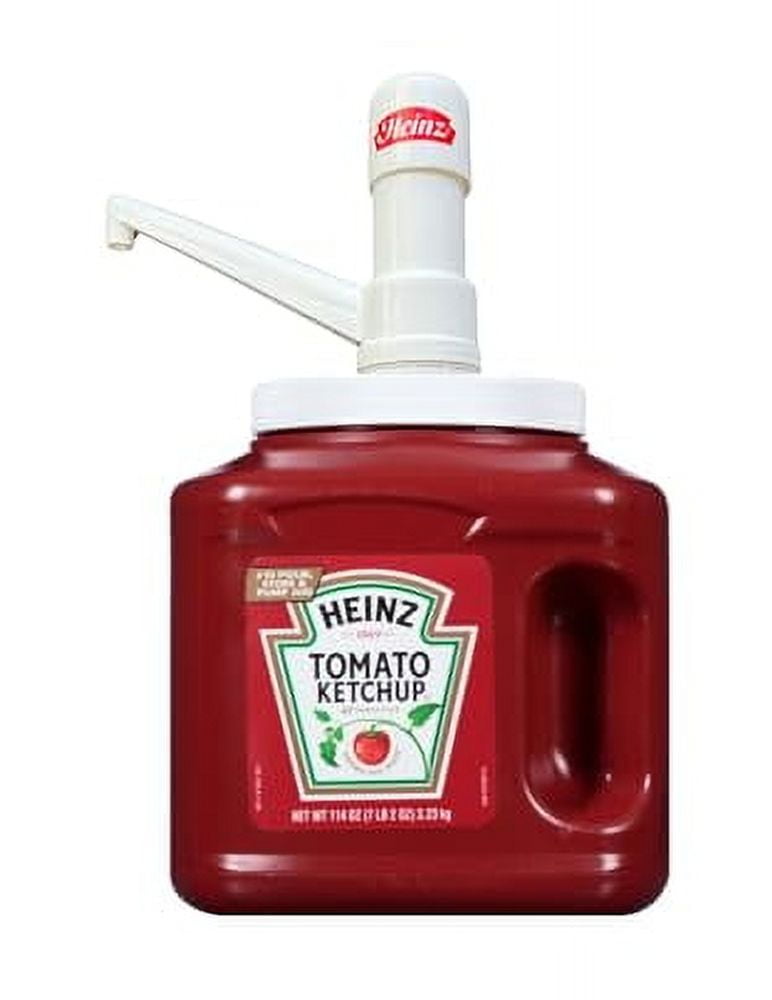 Heinz Kosher Tomato Ketchup 114 Ounce Jug Bundle with 1 oz Deluxe ...
