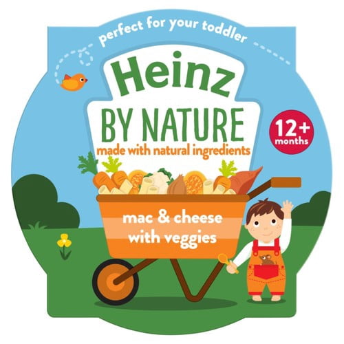 Heinz Macaroni Cheese and Vegetable Baby Food Tray 1+ Year 200g, British Import (Pack of 2)