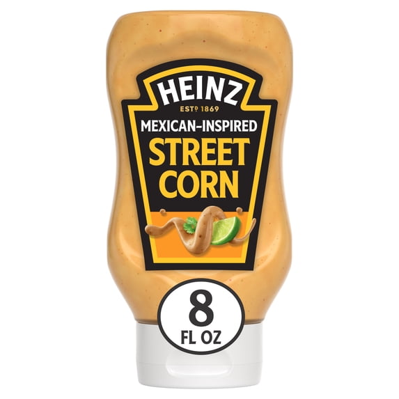 Heinz Dipping Sauce, 1 Bottle, for Elevating Everyday Meals, Mexican-Inspired Street Corn, No Artificial Dyes, 8 fl oz