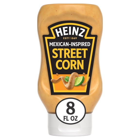Heinz Dipping Sauce, 1 Bottle, for Elevating Everyday Meals, Mexican-Inspired Street Corn, No Artificial Dyes, 8 fl oz