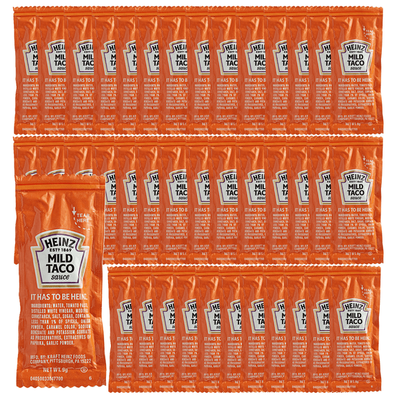 Heinz Mild Taco Sauce Portion Packets, 9g Each (40 Count)  Perfect for Tacos, Burritos & Nachos