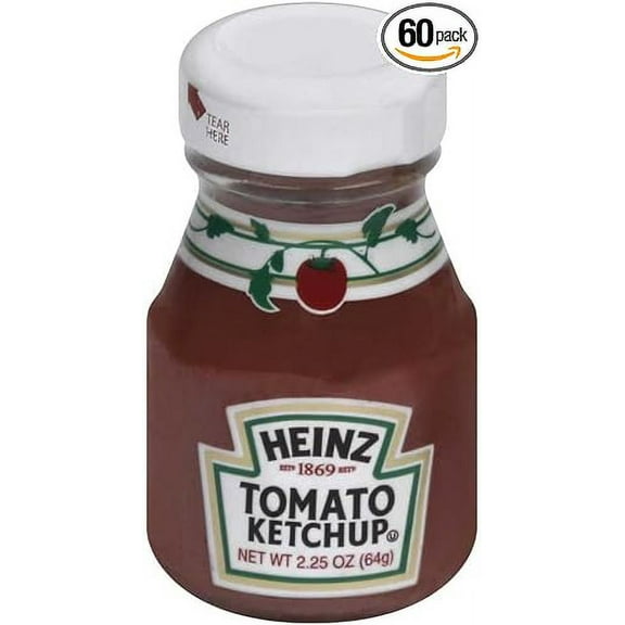 Heinz Ketchup Single Serve, 2.25 Ounce, 60 Per Case