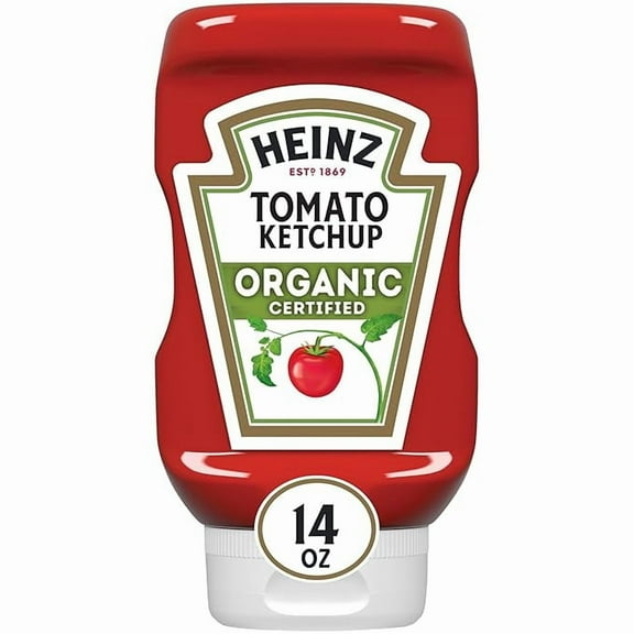 Heinz Organic Tomato Ketchup, 14 oz Bottle