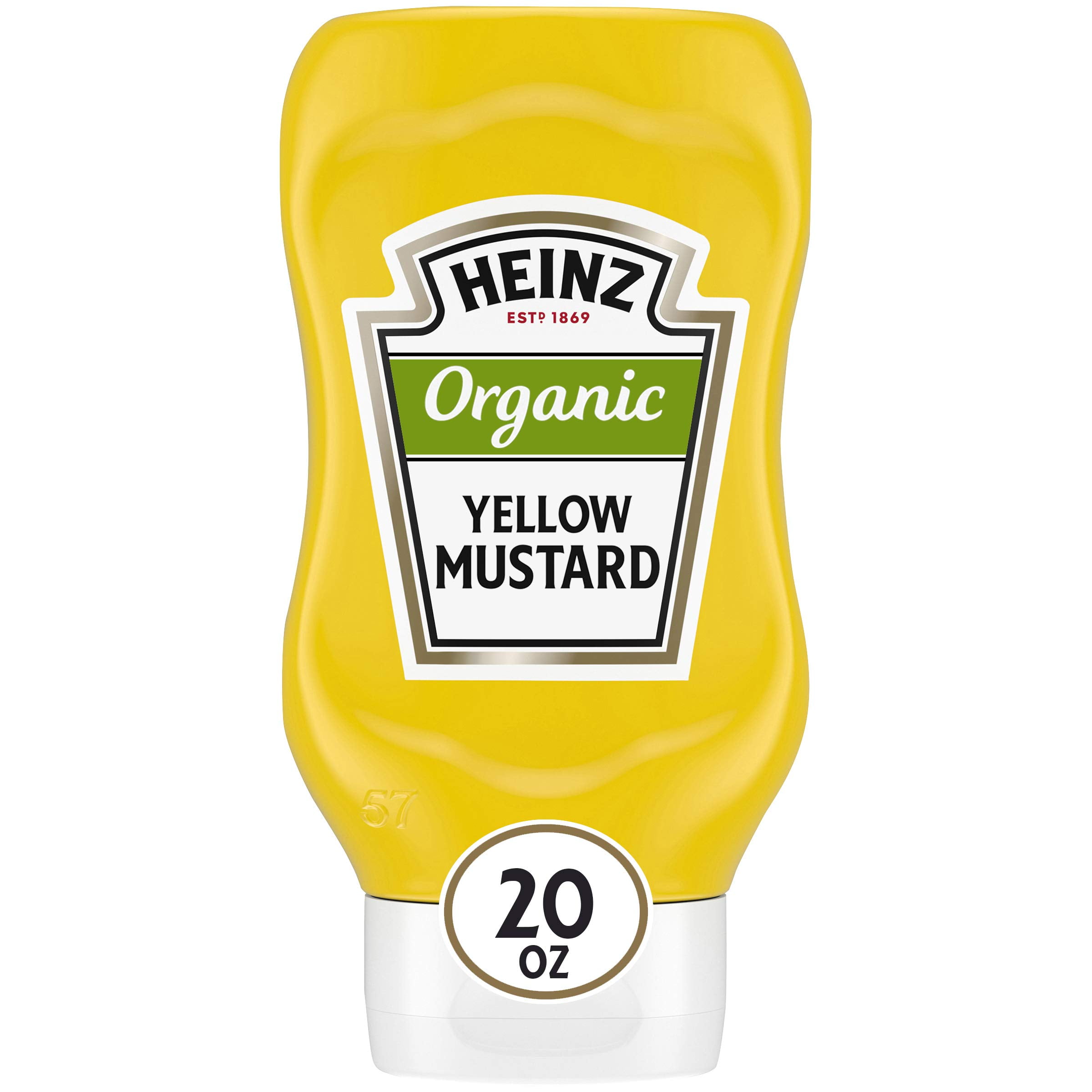Heinz Organic Yellow Mustard (20 Oz Bottle)