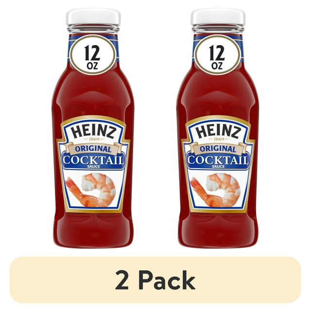 (2 pack) Heinz Original Cocktail Sauce, 12 oz Bottle