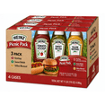 thumbnail image 1 of Heinz Picnic Pack 3-Pack (20 oz Ketchup, 16.5 fl oz Sweet Relish & 17.5 oz Yellow Mustard), Case of 4 – BBQ Condiment Set, Squeeze Bottles, 1 of 8