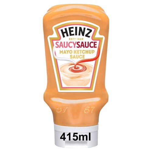Heinz Saucy Sauce Mayonnaise Ketchup Sauce 425ml, British Import (Pack of 2)
