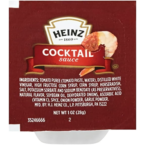 Heinz Single Serve Cocktail Sauce (100 ct Casepack, 1 oz Cups)