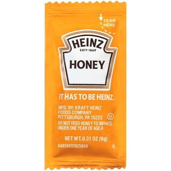 Heinz Single Serve Honey, 9 Gram -- 200 per Case.