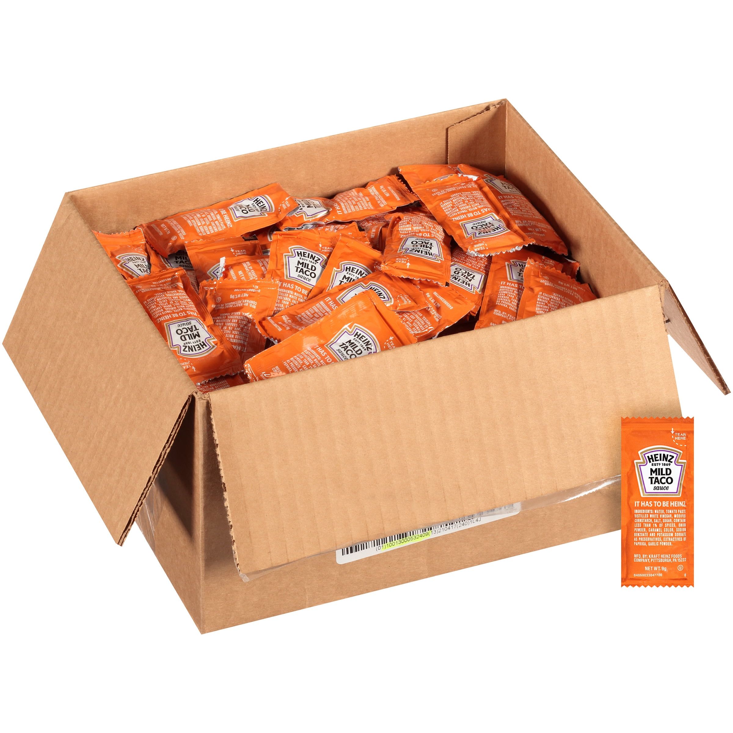 Heinz Single Serve Mild Taco Sauce, 200 ct Casepack