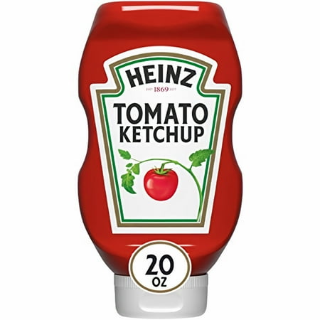 Heinz Squeeze Tomato Ketchup, 20 oz (Pack of 18)