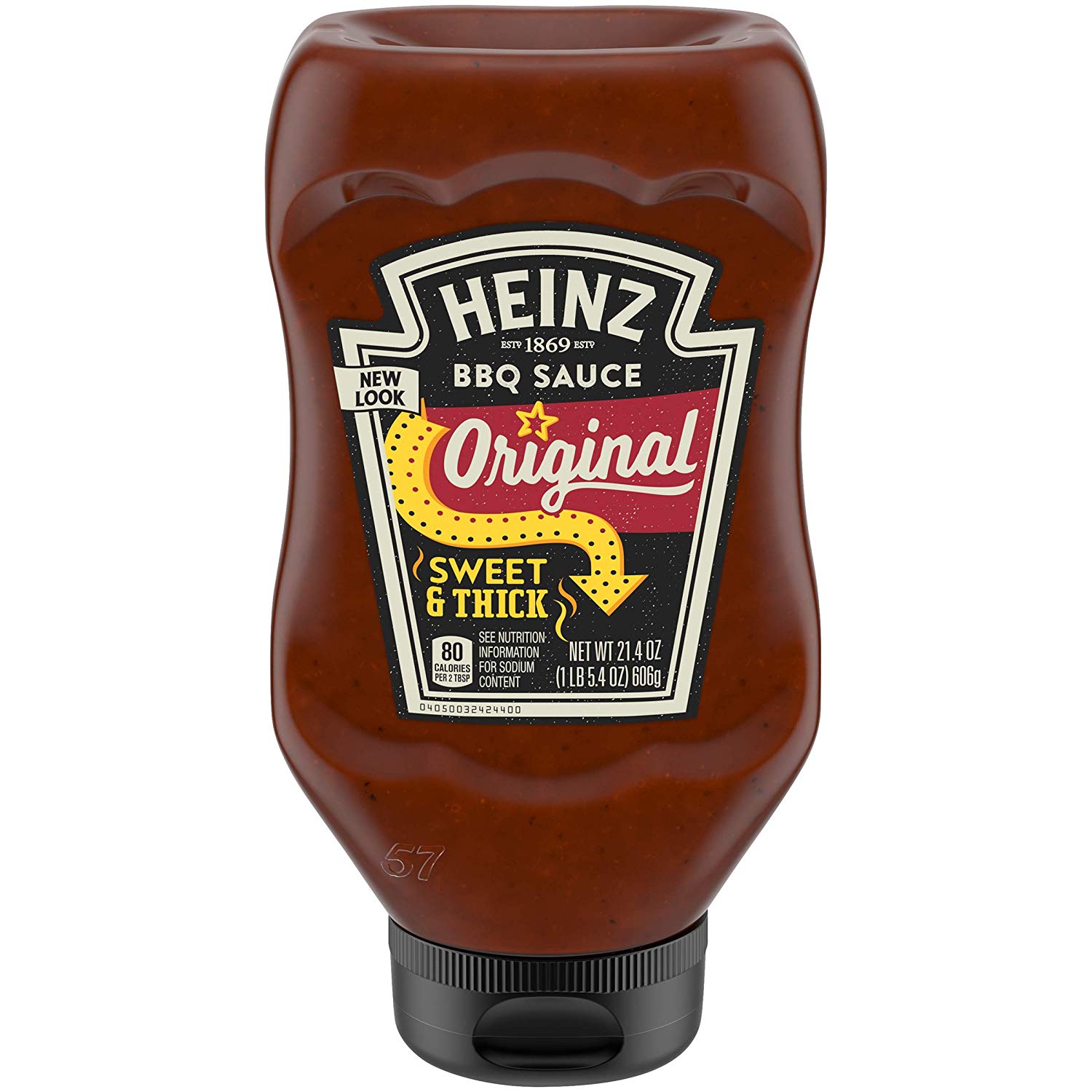 Heinz Sweet & Thick Classic Style BBQ Sauce (21.4 oz Bottles, Pack of 6) - image 1 of 2