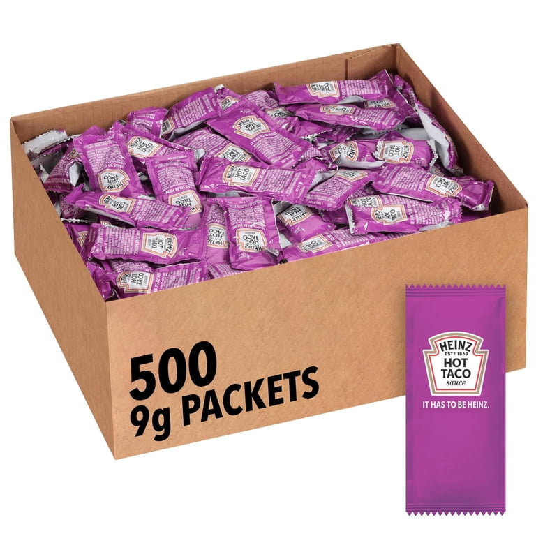 tacoさん専用 Heinz Taco Sauce Single Serve Packet (0.3 Oz Packets, Pack Of 500