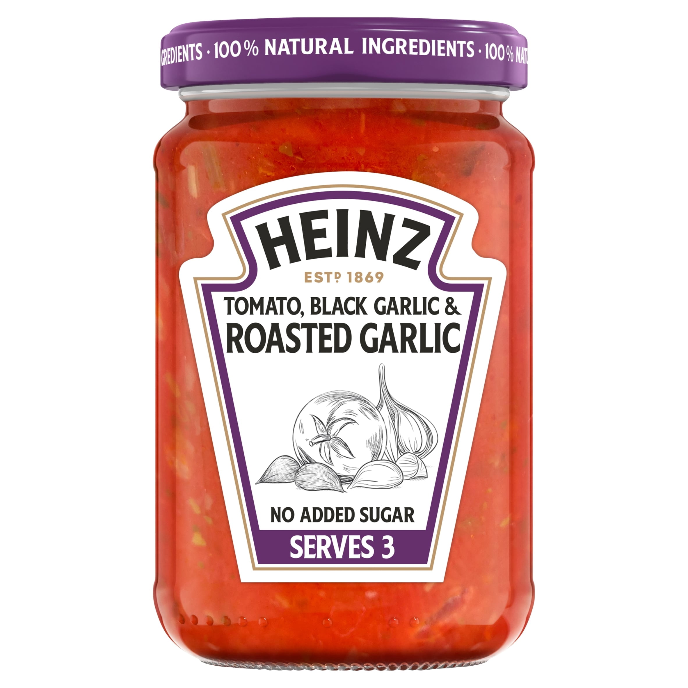 Heinz Tomato, Black Garlic & Roasted Garlic 350g, Imported from Britain