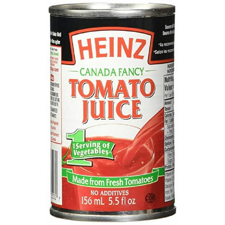 Heinz Tomato Juice - 24 Cans of 156ml Each - Walmart.com