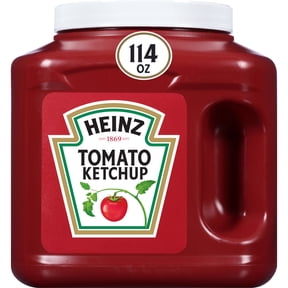 Heinz Tomato Ketchup, 1 Jug, for Easy Sharing and Easy Serving, 114 oz