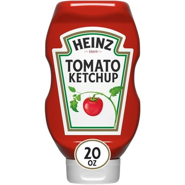 Heinz Tomato Ketchup, 20 oz Bottle, Liquids, Casein-Free, Heinz