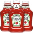 thumbnail image 1 of Heinz Tomato Ketchup, 3 ct Pack, 44 oz Bottles, 1 of 16