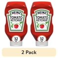 (2 pack) Heinz Tomato Ketchup, 32 oz Bottle