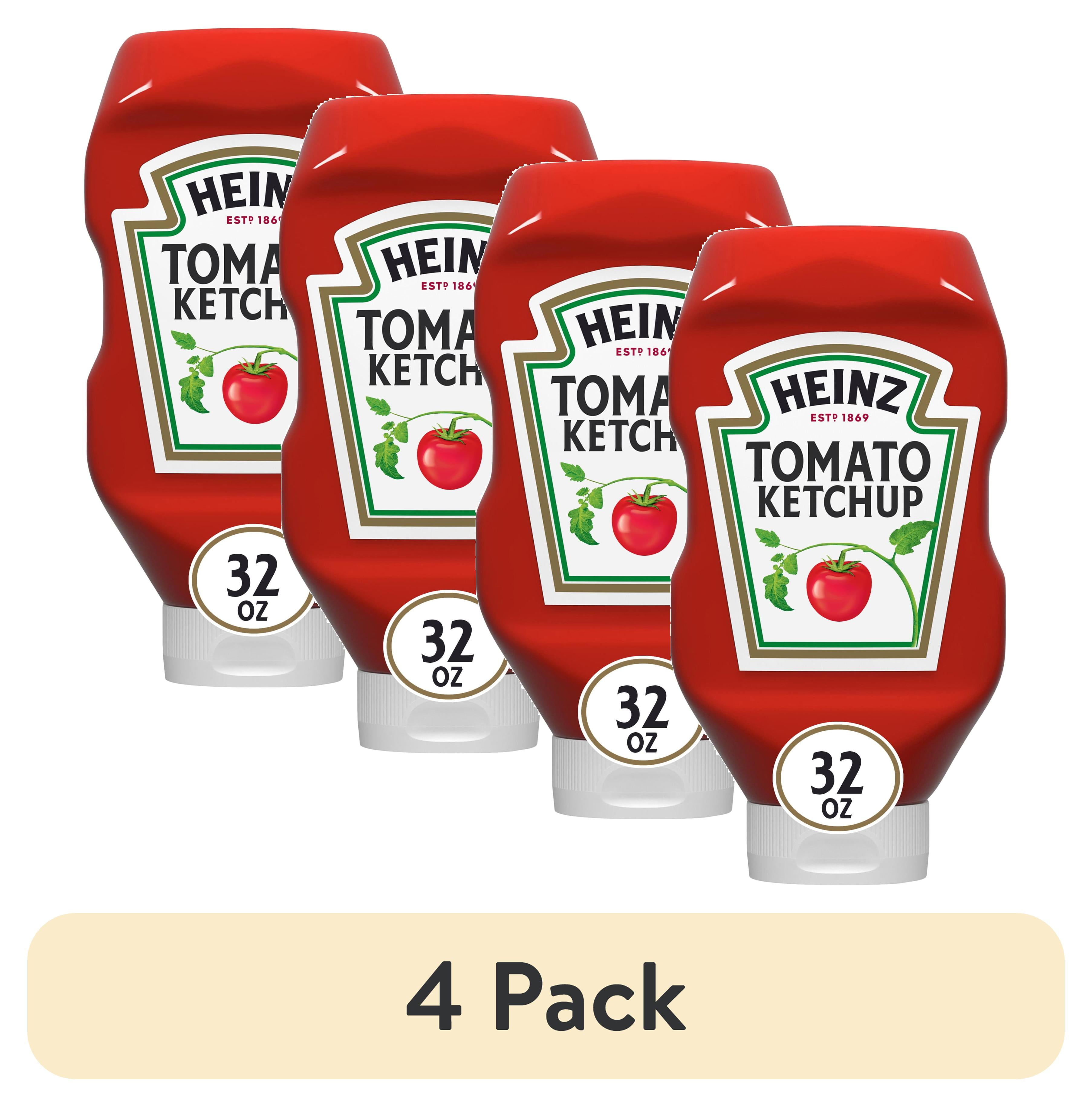 (4 pack) Heinz Tomato Ketchup, 32 oz Bottle