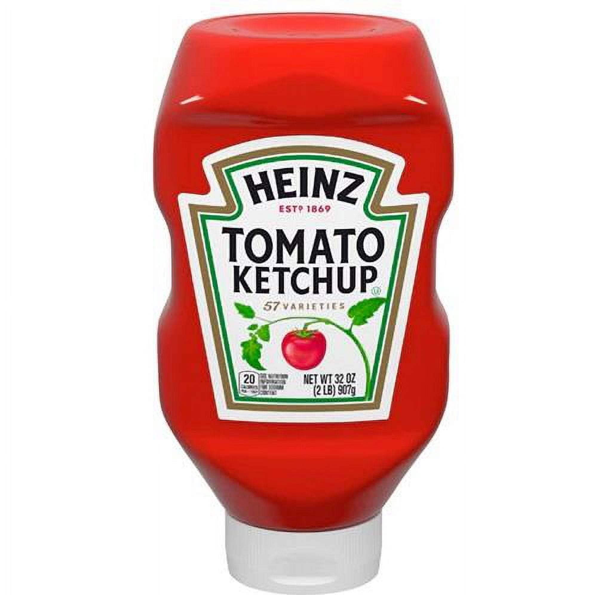 Heinz Tomato Ketchup, 32 oz Bottle, Gluten-Free, No High-Fructose