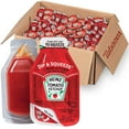 Heinz Tomato Ketchup Dip And Squeeze Ketchup (Pack of 50) x 0.95 Ounce Ketchup Pockets