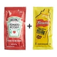 thumbnail image 1 of Heinz Tomato Ketchup + French's Classic Yellow Mustard Single Serve Packets l Pack of 100, 1 of 6