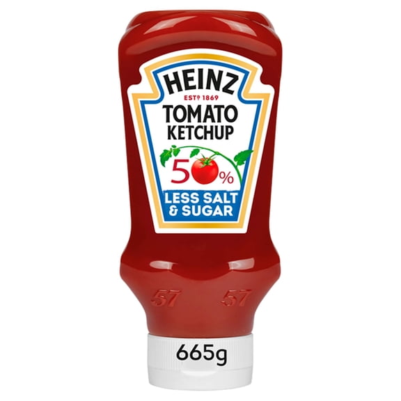 Heinz Tomato Ketchup Less Salt & Sugar 665G, Imported from Britain