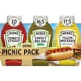 thumbnail image 1 of Heinz Tomato Ketchup, Relish, and Mustard Picnic Pack, 3 Count, 1 of 4