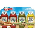 thumbnail image 1 of Heinz Tomato Ketchup, Sweet Relish & 100% Natural Yellow Mustard Picnic Variety Pack, 4 ct Pack, 1 of 18