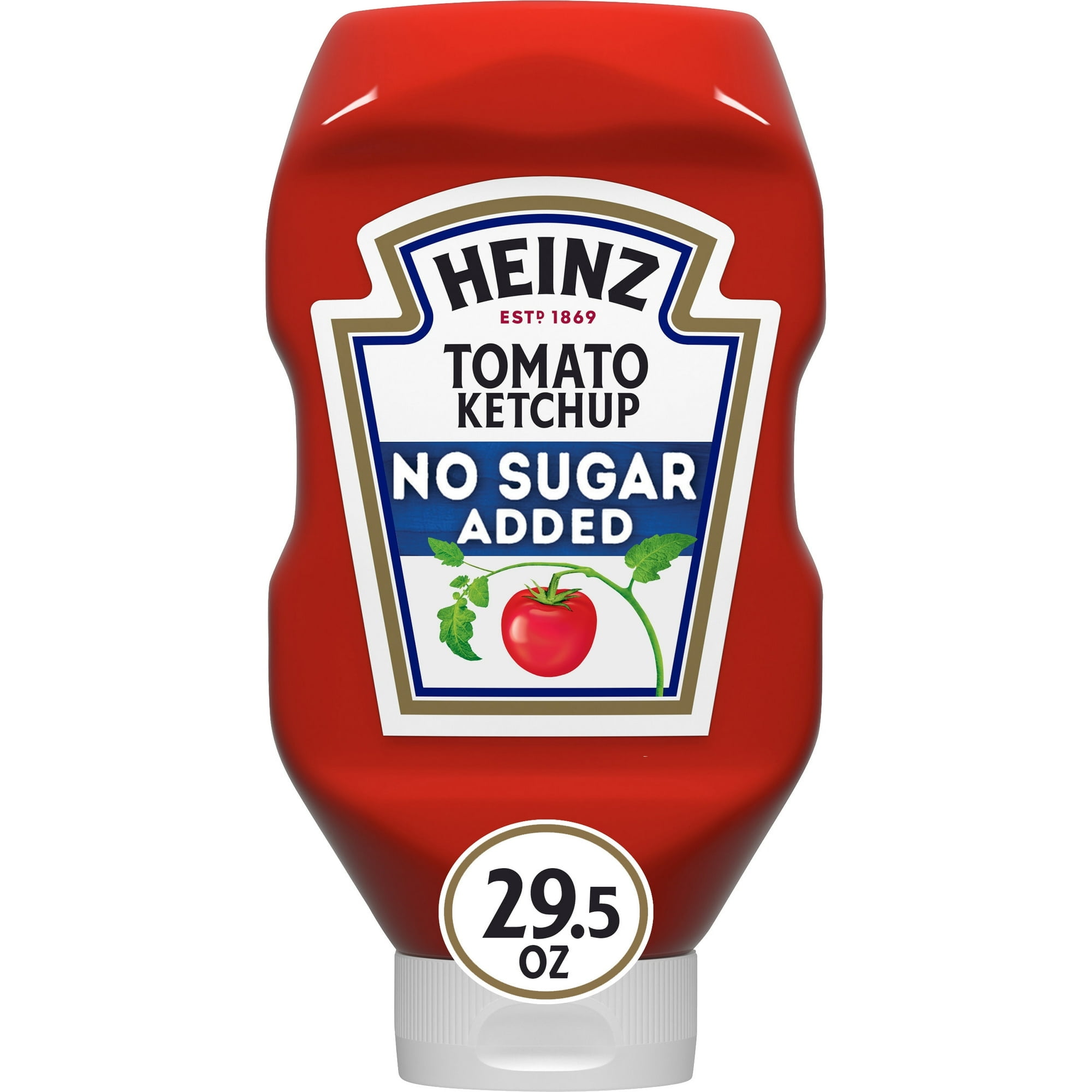 Heinz Tomato Ketchup with No Sugar Added, 29.5 oz Bottle