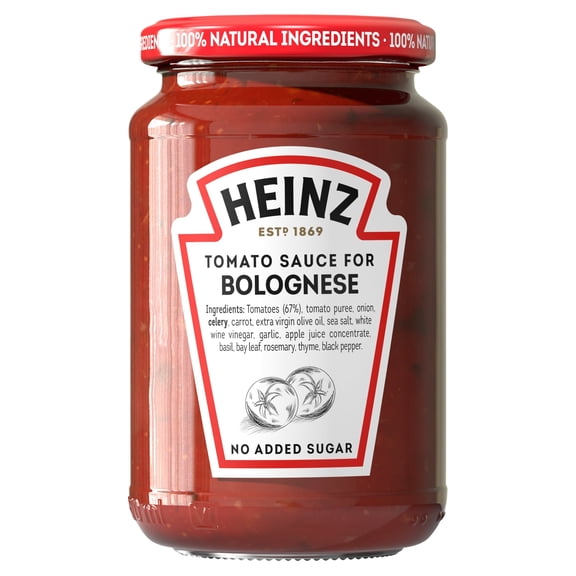 Heinz Tomato Sauce For Bolognese Pasta Sauce 350G, Imported from Britain