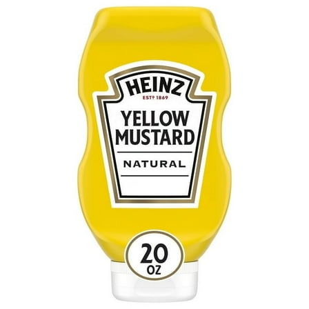 Heinz Yellow Mustard 20 oz Bottle (Pack of 2)