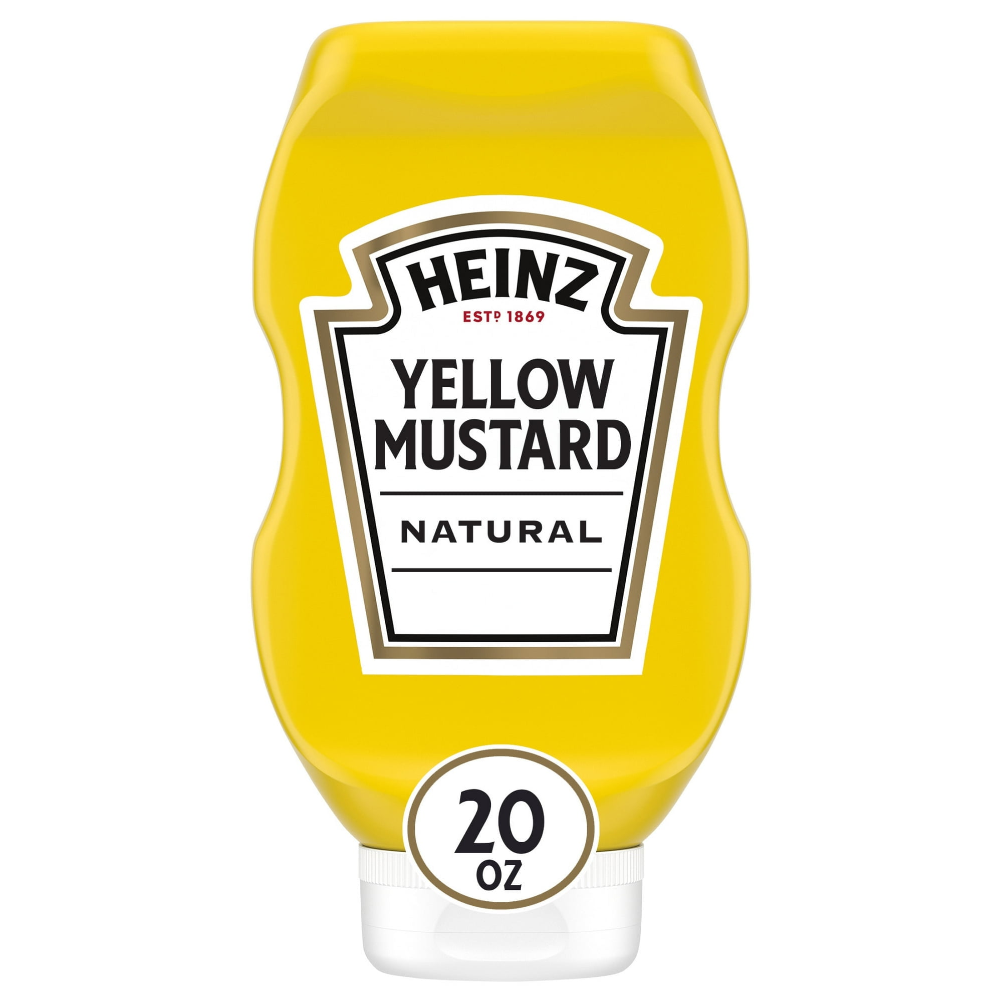 Heinz Yellow Mustard 20 oz Bottle (Pack of 6)