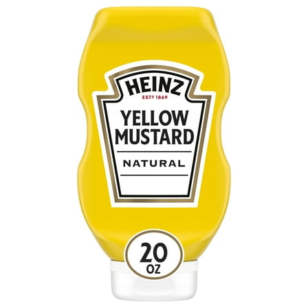 Heinz Yellow Mustard, 20 oz Bottle