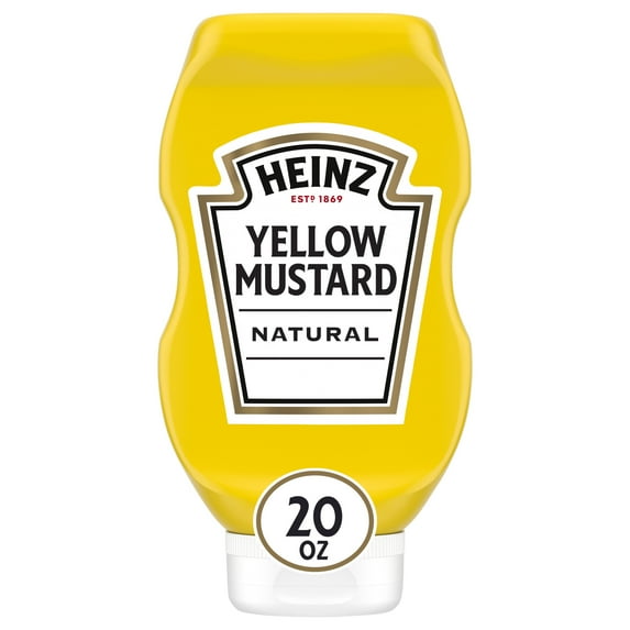 Heinz Yellow Mustard, 20 oz Bottle