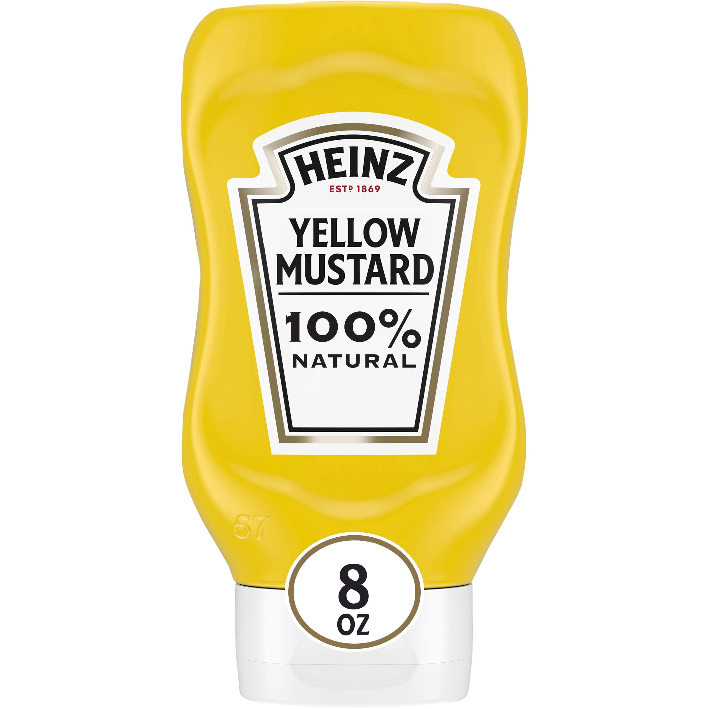 Heinz Yellow Mustard 8 oz Bottle (Pack of 2)